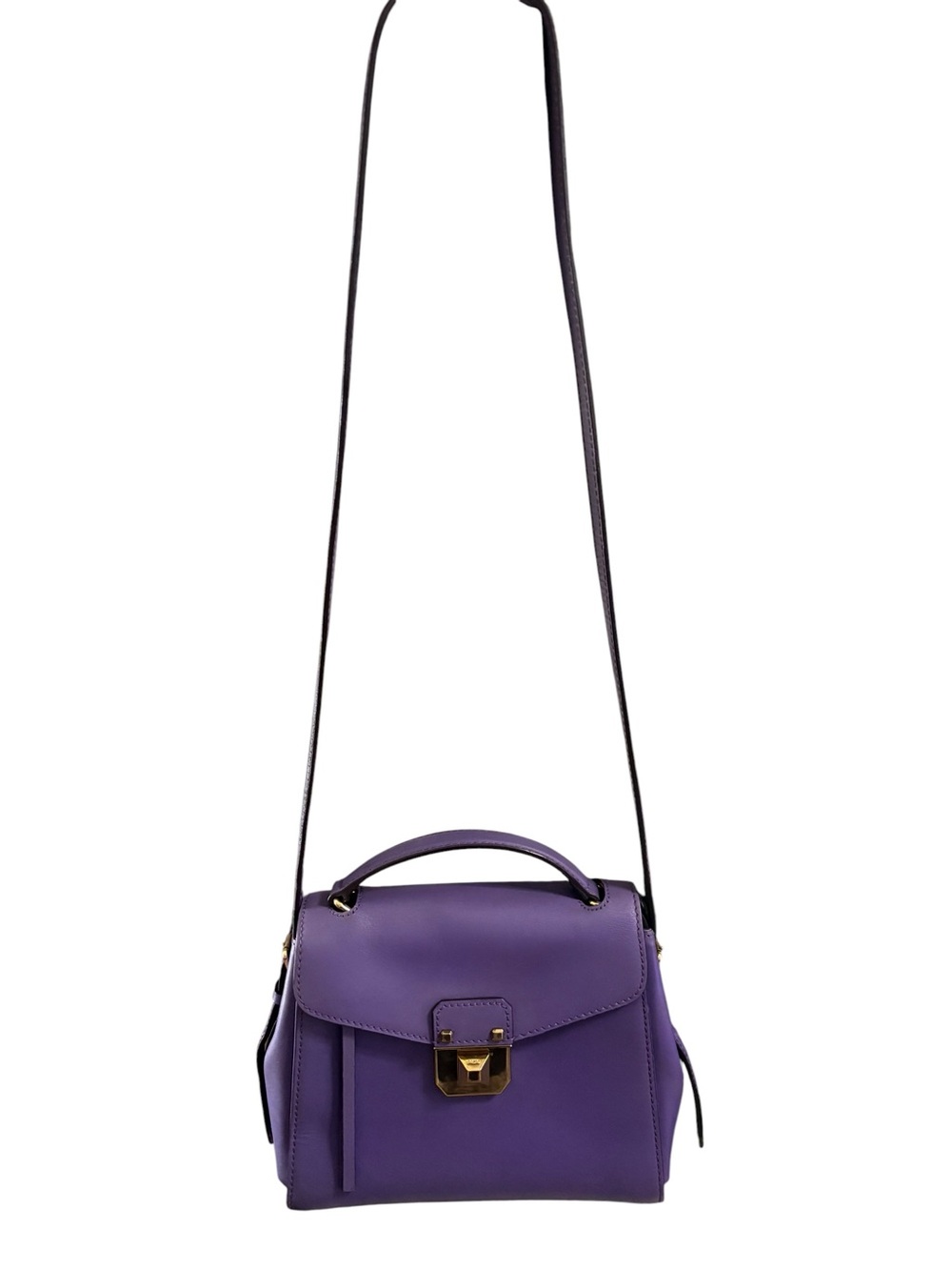 MCM Christina Satchel purple leather - Picture 3 of 14
